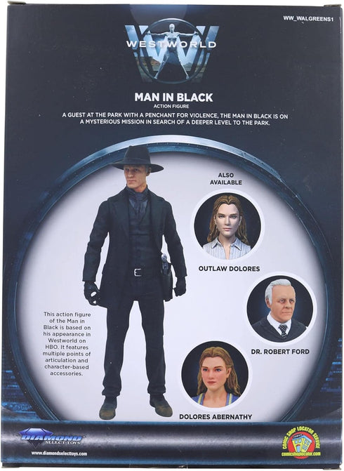 Westworld Man in Black Action Figure 7 inch...