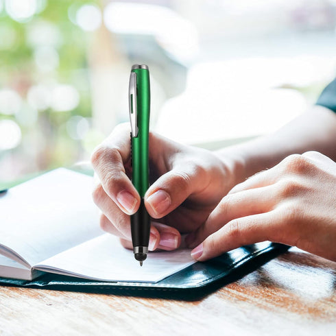 10 Pieces Stylus Pens with Light 2-in-1 Multi-Function Touch Screen Pens LED Light Pens Ballpoint Pens for Smartphones Tablets PC Pads Stylus Ligh...