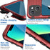 AICase for iPhone 13 Case Waterproof Metal Underwater Phone Case with Built-in Screen Protector, Full Body Protective Military Grade Shockproof He...