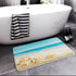 Britimes Bath Mat for Bathroom, Blue Beach Starfish Sea Washable Cover Floor Rug Carpets Floor Mat Bathroom Decorations 16x24 Inches for Kitchen B...
