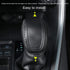 for Toyota RAV4 2019-2024 Gear Shift Knob Cover, Genuine Leather Interior Protective Gear Shift Trim for Toyota Highlander 2020-2024- Black Trim...