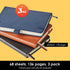 3 Pack Pocket Notebook Journals, Small Notepad Notebooks for Note Taking, A6 Mini Note pads with Pen Holder, 408 Lined Pages, 3.7" x 5.7", Black, ...