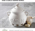 Fox Run Garlic Keeper, Terra Cotta, Red, 4.25 x 5.25 x 5.25 inches...