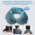 Inflatable Travel Neck Pillow for Airplane Train Car Washable Pillowcase U Shaped Office Napping Pillow...
