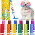 Dog Hair Dye Temporary, Dog Nail Polish Pet Safe Hair Dye, 12 Color Easy Washed Dog Dye Non Toxic Temporary for Pet Safe Hair Dye...