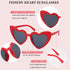 FEISEDY Vintage Heart Shaped Sunglasses Women Stylish Love Eyeglasses B2421-P1...
