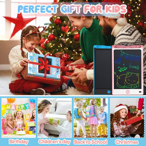 Hockvill LCD Writing Tablet for Kids 8.8 Inch, Toys for Girls Boys Drawing Pad for 3 4 5 6 7 Year Old Kid, Toddler Magnetic Doodle Board Travel Es...