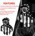 Car Gear Shift Knob Hoodie, American US Flag Mini Sweater Gear Lever Cover, Cute Funny Vehicle Protector Decoration Accessories, Universal for Mos...