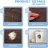 CHHKON Dog Bed Covers Replacement Washable Waterproof Pet Puppy Bed Cover for Dog, Cover Only(Brown,30x20x6 inch)...