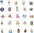 Alice in wonderlan Stickers for Water Bottle, 50pcs Cute Cartoon Waterproof Vinyl Decal for Teen Girl Kids Laptop Luggage Bike Guitar Phone Skateb...