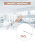 100 Pack 26Ga 1 Inch Disposable with Cap for Lab Supplies, Pet, Poultry, and Industrial Dispensing Accessories 25MM...