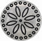 Bezelry 12 Pieces Simple Flower Carving Metal Shank Buttons 18mm (11/16 inch) (Antique Silver)...