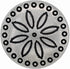 Bezelry 12 Pieces Simple Flower Carving Metal Shank Buttons 18mm (11/16 inch) (Antique Silver)...