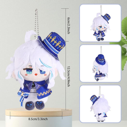 UTIEHD Anime Game GI Plush Keychains, Cute 4-Inch Collectible Doll - Compact Size for Bags and Keys for Fans (Furina)...