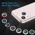 Compatible with iPhone 13 Mini & iPhone 13 Camera Lens Protector, Bling Glitter 9H Tempered Glass Camera Cover Anti Scratch Shockproof Screen Prot...