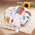 Wrist Pin Cushion, Pumpkin Shaped Pincushions Band Wearable Needle Finger Wristband Cushions Pins Holder Elastic Strap Quilting Pop Snap Ring Sewi...