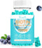 Hair Skin Nail Vitamins Gummies Supplement, 15000mcg Biotin Gummies with Collagen Sea Moss Chlorophyll Vitamin C Zinc for Women Men Muscle Joint &...
