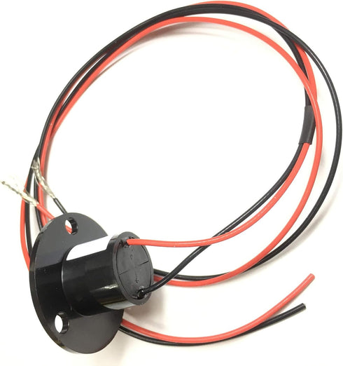 Taidacent 2 Wires 15A 20A 30A 40A 60A Slip Ring Collector Ring Rotary Electrical Contact (10A)...