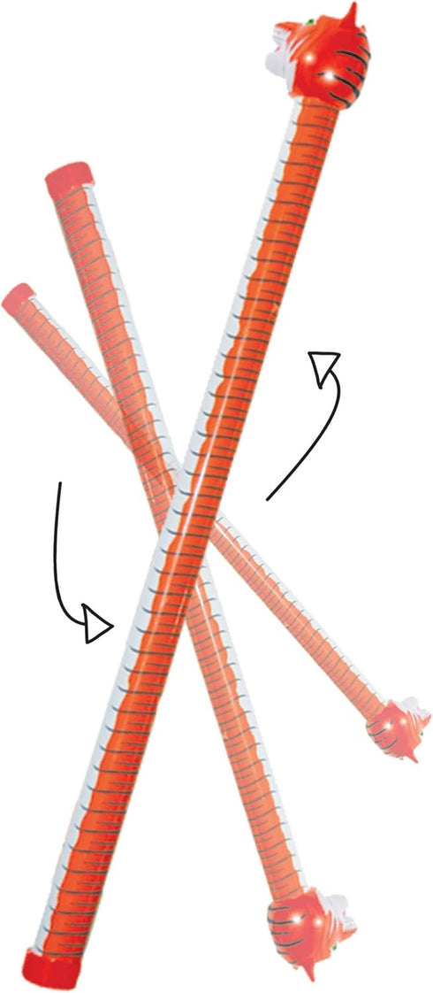 Tiger from Deluxebase. Wild Theme Sound Making Sensory Tubes. Tiger Noise Maker and Fidget Toy for Kids. Great Giggle Stick Sound Tube for Kids Pa...