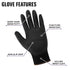 Global Glove PUG-17 Lightweight Polyurethane Dipped Work Gloves, Anti-Static/Electrostatic Compliant with Secure Grip, Bare Hand Sensitivity, Blac...