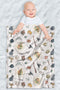 Harry Potter Lightweight Baby Blanket, 30"X40", Whimsical Icons Unisex for Infants Girls & Boys...