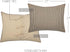 VHC Brands Sawyer Mill Ticking Stripe Sham, Standard 21x27, Charcoal Grey...