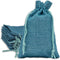 12-Pack 5.5x7.75 Natural Burlap Gift Bags w. Drawstring (Teal Blue, Medium) for Party Favors, Presents or DIY Craft by TheDisplayGuys...