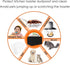 1Pcs Toaster Dust Cover, Household Appliance Cover, Dylon Toaster Dust, Large-Sized Toaster Machine Cover (Black)...