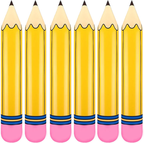 27 Inch Giant Large Inflatable Pencil Back to School Graduation Decor Hanging Inflatable Pencil Classroom Decoration for Back to School Classroom ...