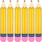 27 Inch Giant Large Inflatable Pencil Back to School Graduation Decor Hanging Inflatable Pencil Classroom Decoration for Back to School Classroom ...