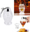 Squeeze Honey Dispenser,Plastic No Drip Maple Syrup Dispenser,Juice Jar Container Bee Drip Dispenser, Honey Pot with Stand,200ML...