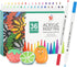 TBC The Best Crafts Acrylic Paint Pen -36 Color Waterproof, Non-Toxic, odorless, Suitable for Paper, Pottery, Stones, Backpacks, Glass, Eggs, Fabr...