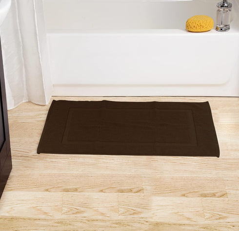 Utopia Towels Cotton Banded Rug, Bath Mats, Not a Bathroom Rug, 21 by 34 Inches, 100% Ring Spun Cotton, Highly Absorbent Shower Bathroom Floor Mat...