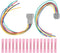 for Nissan 350z Headlight Car Harness Pigtail 8 Pin HID Wiring Plug kit Male and Female Connector Heat shrink connectors...
