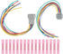 for Nissan 350z Headlight Car Harness Pigtail 8 Pin HID Wiring Plug kit Male and Female Connector Heat shrink connectors...