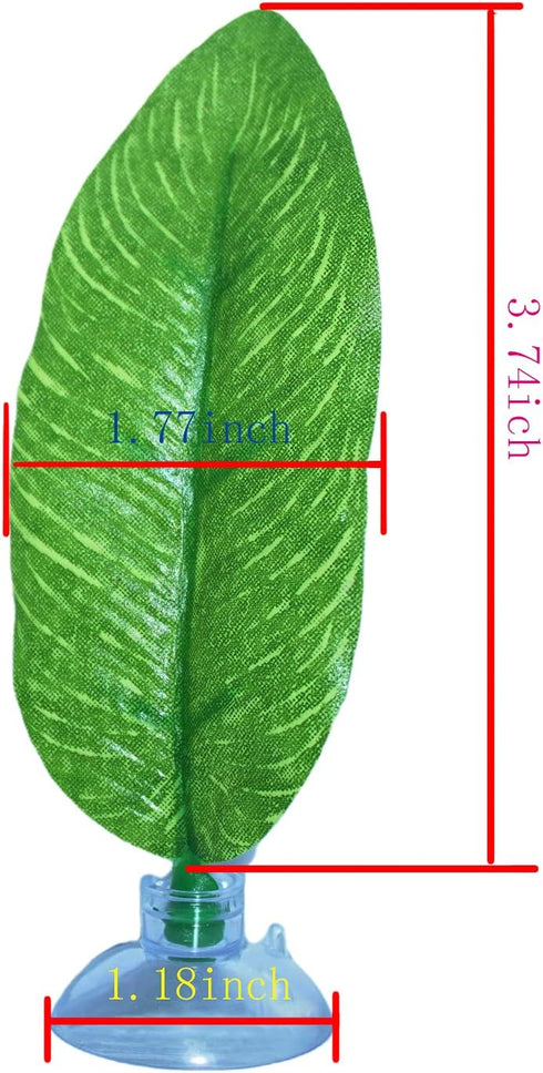 DOBA No Wire Betta Bed Leaf Hammock, Silk Betta Fish Leaf Hammocks Pad Lounger Toys Lightweight and Realistic Fish Hideout Plastic Aquarium Plants...