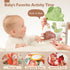 hahaland Baby Books 0-6 Months,Tummy Time Sensory Baby Toys 6 to 12 Months Touch Feel Book Textured Animals Mirror & Crinkle Paper Christmas Stock...