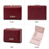 Wallet for Women Cute Wallet Card Holder for Girls Small Trifold RFID Blocking Wallet Zipper Leather Short Purse (Red)...