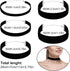 Yinkin 5 Pieces Classic Black Velvet Choker Necklace Soft Women's Choker Necklaces Black Choker Necklace for Women Wide Black Velvet Choker for Wo...