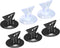 MECCANIXITY Bulb Changers, 35mm Dia. PVC Suction Cup Light Lamp Replacing Tools for GU10 MR16 Bulbs, 6 Pack (4 Black and 2 Clear)...