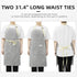 NLUS 2 Pack Kitchen Cooking Aprons, Adjustable Bib Waterproof Chef Apron with 2 Pockets for Men Women(Green Plaid/Grey Plaid)...