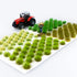 Cayway 128 PCS Static Grass Tuft Model Grass Tufts Terrain Model Kit Resin Static Scenery Model, Fake Moss Grass and Tweezers for Train Landscape ...