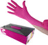 Waxness Cosmetology Nitrile Gloves Pink, Medium, 100 pcs/box...