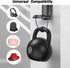 Headphone Stand - Foldable Headset Wall Mount Holder Adhesive Gaming Headphone Hanger Hook Earphone Clamp for Most Headphone (White), HK-01-WH...