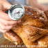 Meat Thermometer Oven Safe, 2 Pieces Dishwasher Safe Meat Thermometers for Cooking and Grilling, 2.12'' Stainless Steel Cooking Thermometer for Me...