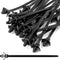 50 Pcs Black Nylon Push Mount Cable Zip Tie,120mm / 4.7Inch Arrow Push Mount Cable Ties, Multi-Purpose Self-locking Wire Wrap Strap...