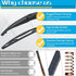 Rear Wiper Arm Blade, Replacement for Ford Escape 2008-2012 - ZOFFI Back Windscreen Wiper Assembly Replacement - All Season Natural Rubber Cleanin...