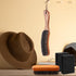 4 Pcs Horsehair Felt Hat Brush Kit with Cleaning Sponge Cowboy Clean Hat Wood Fedora Hat Cleaning Set Baseball Cap Lint Brush Remove Dust for Hair...