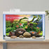 AWERT 48x18 inches Branches Fish Tank Background Stone Seaweed Aquarium Background River Bed & Lake Aquarium Background Vinyl Background...