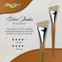 Silver Brush Limited 800650 Silver Jumbo Angle Brush, Large Murals, Easel Painters and Furniture, Size 50, Mid Length Handle...